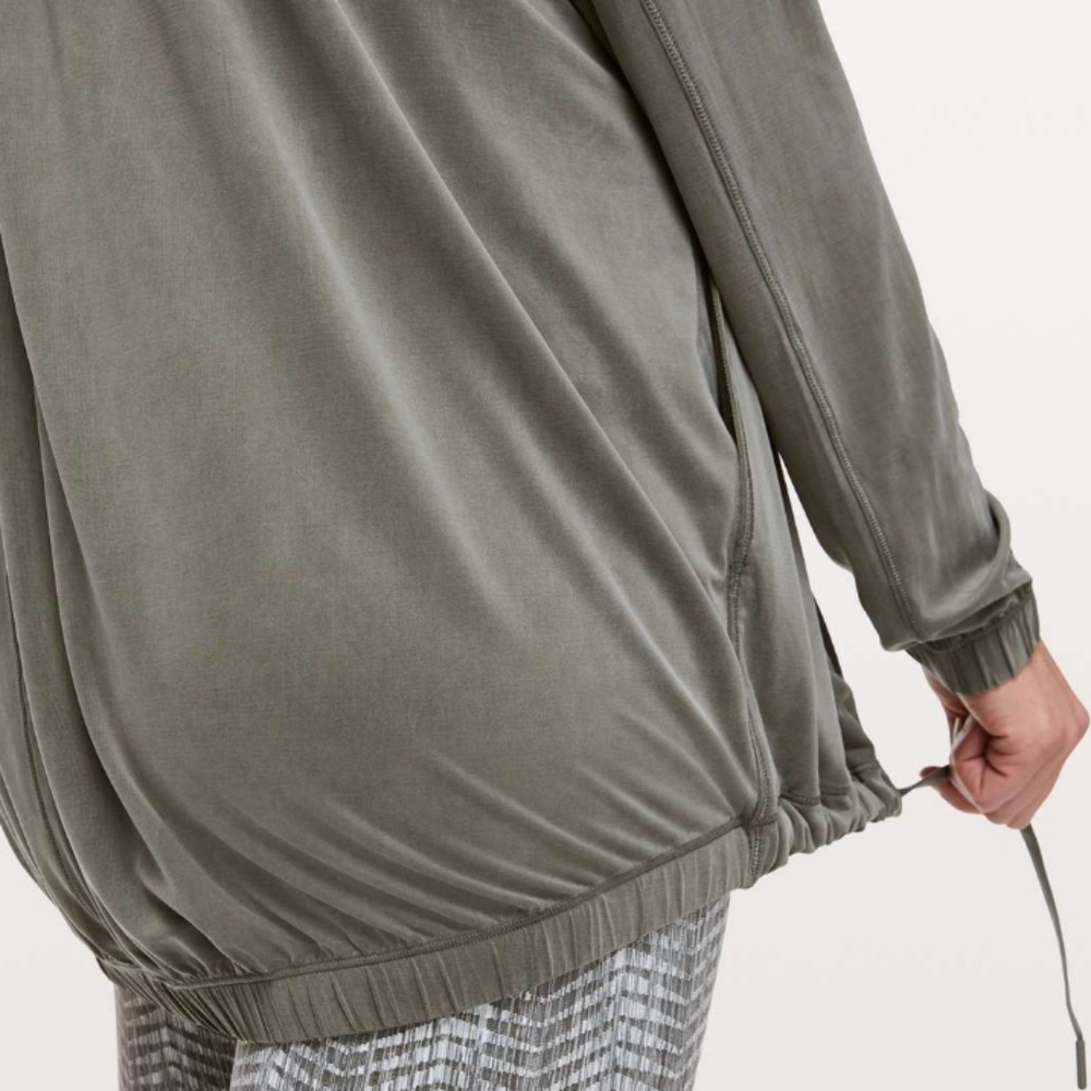 Lululemon Into Something Good Hoodie Jacket Grey Sage 4 - Picture 14 of 14